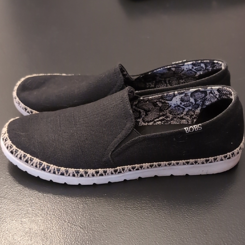 Bob's From Skechers Women's Black Slip-On Shoes